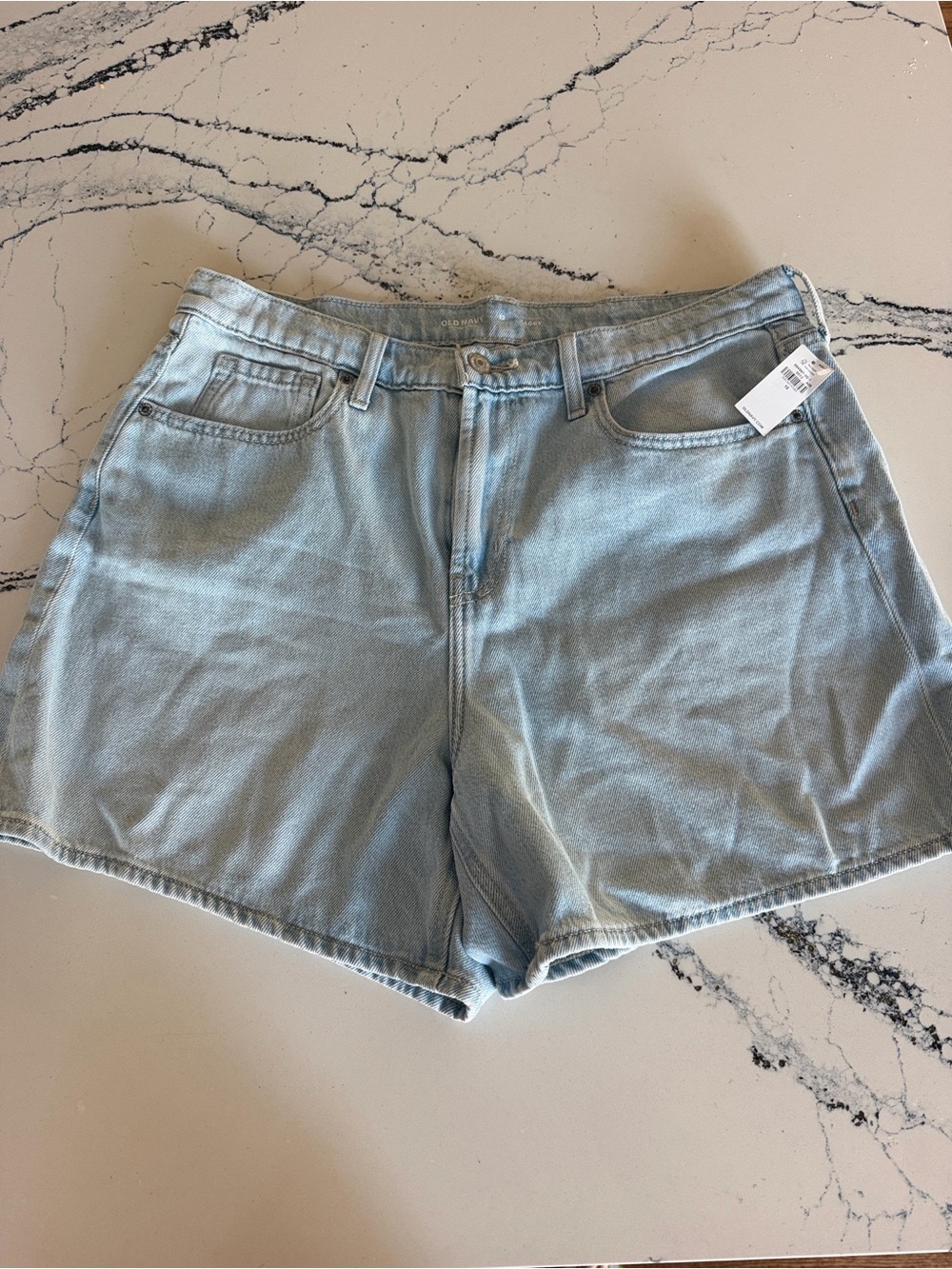 Old Navy High Rise Baggy Denim Shorts